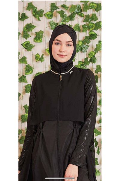 Moodbasic MOODBASIC FAST DRYING ATHLETE Lycra PARACHUTE FABRIC ΠΕΤΡΑ ΚΕΝΤΗΜΕΝΟ ΜΑΓΙΟ ΜΕ ΦΕΡΜΟΥΑΡ