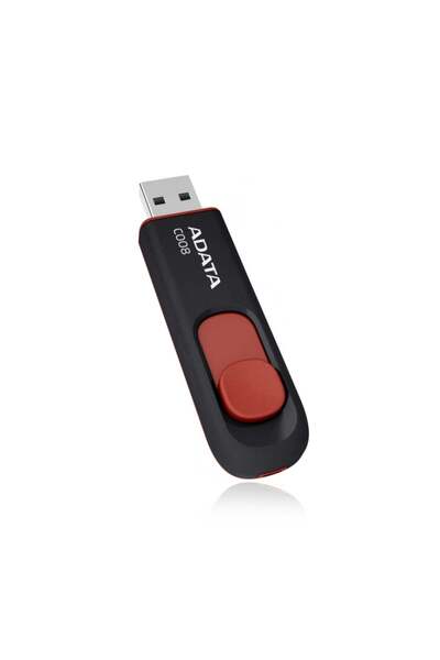 Adata USB 2.0 FlashDrive Memory Stick, 16GB, Adata, AC008, Black