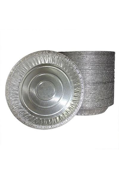Generic Disposable 9-inch Aluminum Foil Tart/Pie Pans (Pack of 8 pcs)