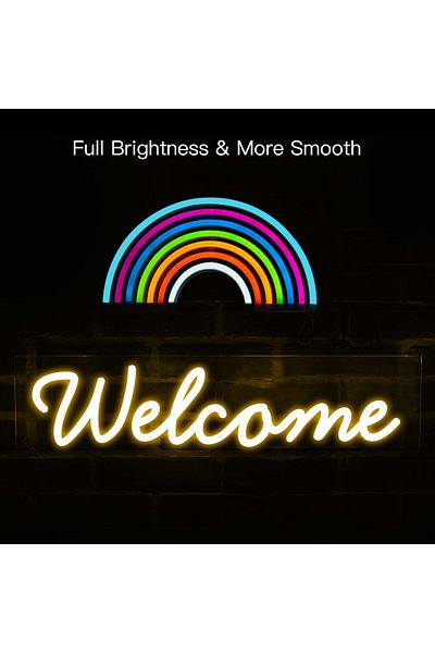 Yuwell YU WELL Tayire LED Neon Lights, 16.4ft/5m IP65 Waterproof LED Strip Lights, 12V Flexible Neon Flex w