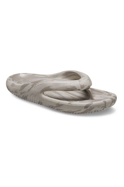 Crocs Classic Mellow Marbled Flip Flip Flops 43-44 EU - M10/W12 US Beige - Mushroom/Cobblestone