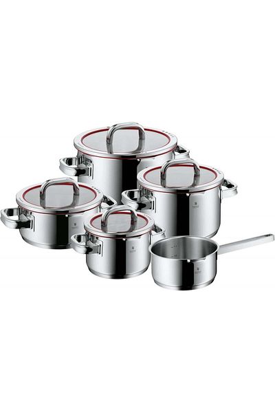 WMF WMF Function 4 pots and pans set, 5 pieces, induction, stainless steel