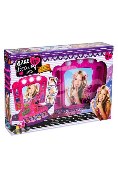 ATS Makeup mirror with lights and makeup set for girls ATS