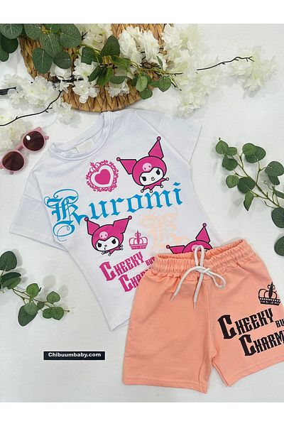 chibuumbabykids GIRL'S SHORTS SET
