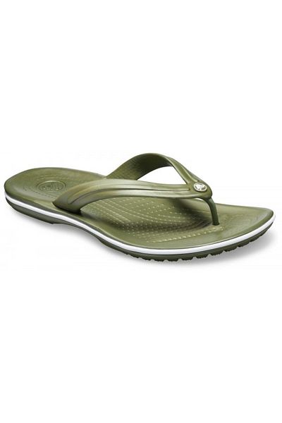 Crocs Crocband Flip flops 48-49 EU - M13 US Green - Army Green/White