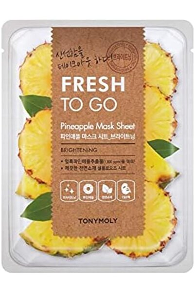 TONYMOLY قناع الأناناس المنعش فرش تو جو من توني مولي، قطعتان، 20 جرامًا