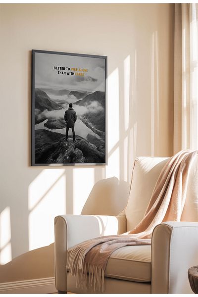 21mxm Motivational Wall Poster, Frameless Canvas, Inspirational Quote Art, Hustle Mindset 2025