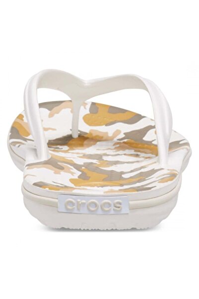 Crocs Crocband Printed Flip Flops - White/Multi