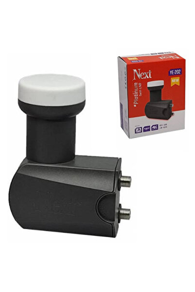 EUROBOX İkili Lnb Twin Platinium 0.1Db 3D 4K Next YE-202 R36
