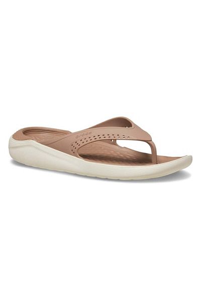 Crocs LiteRide Flip 39-40 EU - M7/W9 US Brown - Latte/Stucco