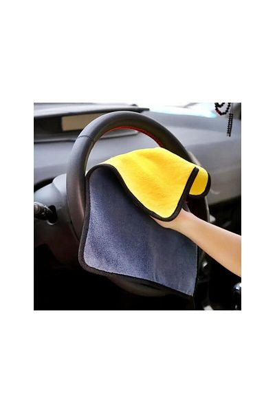 ideal STORE idealStore Microfiber Car Cloth, Super Absorbent, Size 30x60, Suitable For Surfaces