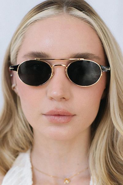 Bilge Karga Denis Gold Black Sunglasses