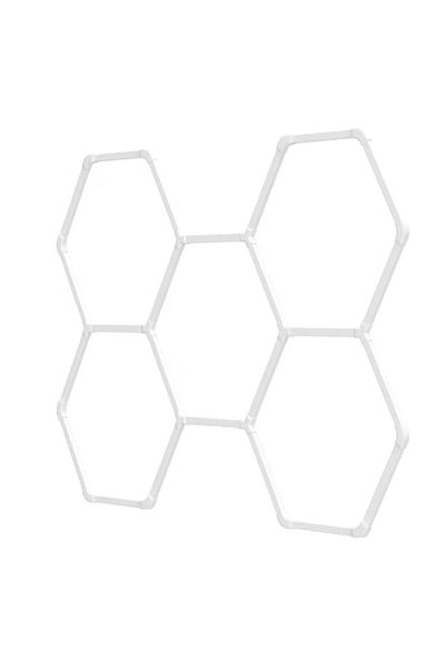ideal STORE Sistem de Iluminat LED idealStore Hexagonal, Putere 168W, Lumina Alb Rece 6000K, Luminozitate 16800L