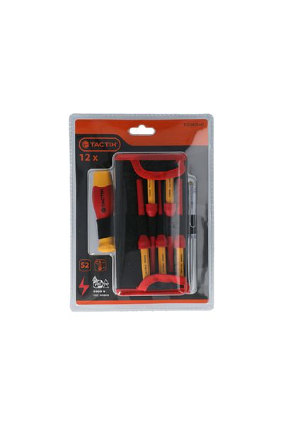 Tactix 2-Piece Insulated Changeable Screwdriver Set