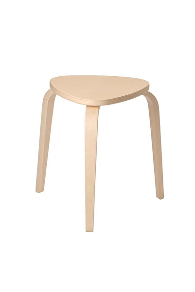 rexa Birch Wood Stool – Minimalist and Durable Seating for Home or Office