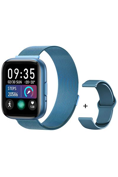 ideal STORE Ceas Smartwatch TimeS Collection IdealStore, Ecran Tactil 1.55 inch, Preluare Apeluri Bluetooth, Not