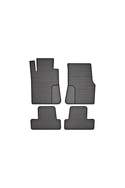 ideal STORE idealSTORE Rubber Mats for Ford Mustang 2004-2014, Non-Stick Surface, 1cm Border, Pr