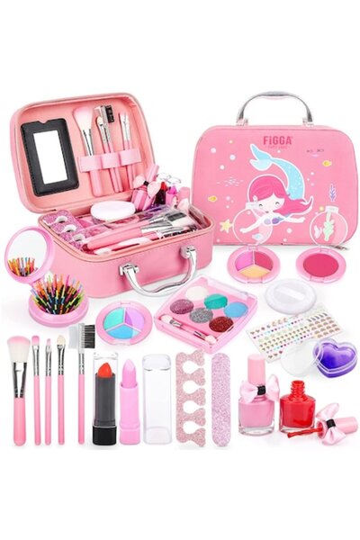 figga Trusa machiaj copii FiGGA®, non toxic, solubil in apa, 20 de elemente