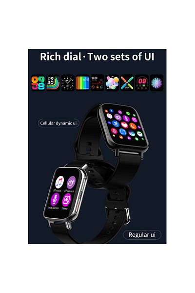 ideal STORE SmartWatch Qwath idealStore, Incoming Call Function, Sleep Monitor, Heart Rate Monitor, Blood Pressure