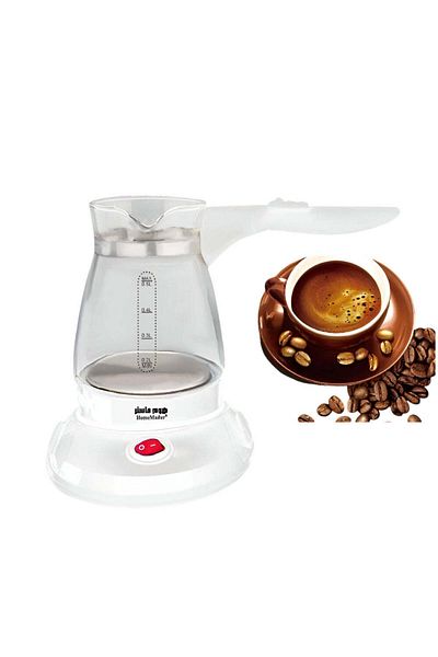 HOME MASTER Home Master 500ml Glass Turkish Coffee Kettle