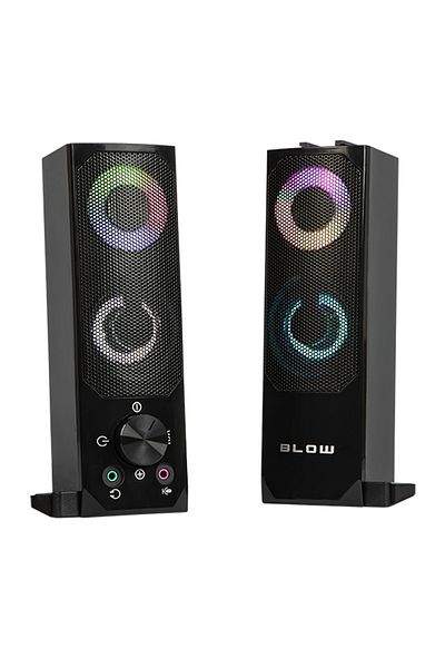 Blow Set of 2 PC speakers, 2.0, Blow MS-28, black