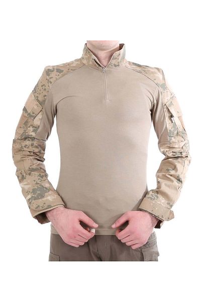 SINGLE SWORD Women & Men Combat Outdoor Military Tactical Long Sleeve Pocket T-Shirt/T-Shirt