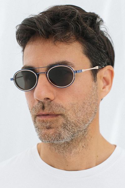 Bilge Karga Larg Navy Gold Black Men's Sunglasses