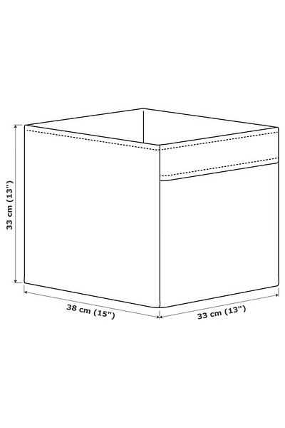 rexa Box, black, 13x15x13 "
