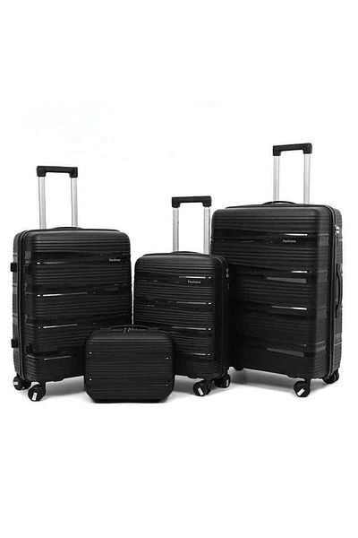 Falcon 4-Piece Luggage Set – Cabin, Medium, Large Suitcases + Vanity Case | Spinner Wheels