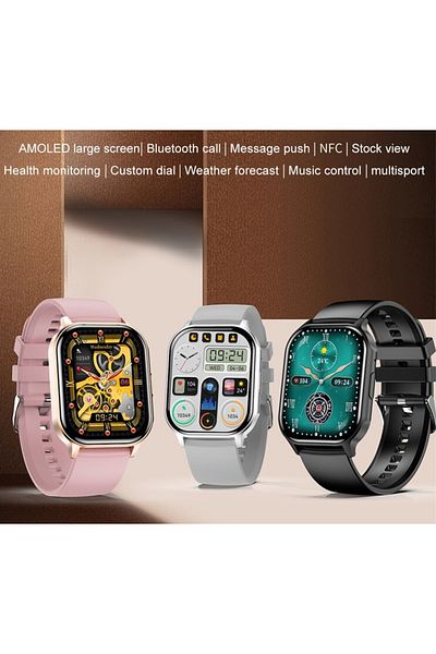 ideal STORE Smartwatch XiaWatch idealSTORE, AMOLED screen, Bluetooth HD Calling, NFC, Voice Assistant, Monitor