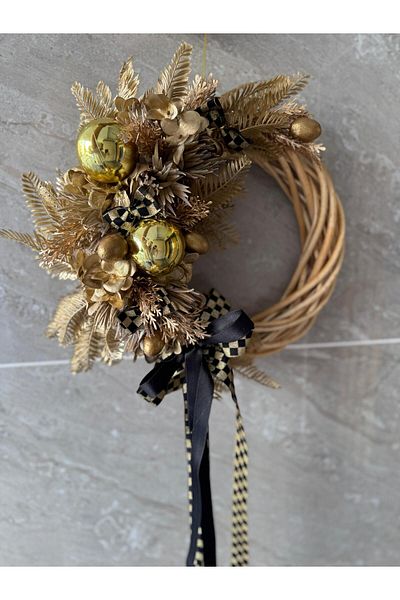 TASARIMHMODA Gold Design Door Ornament