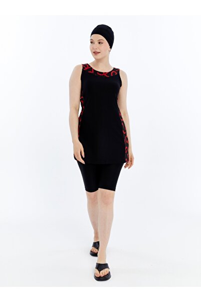 Ranuna Pool Swimsuit - Black - Red - Ranuna