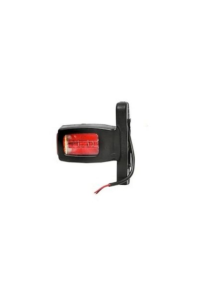 ideal STORE Lampa Laterala de Gabarit idealSTORE cu LED 12/24V Rosu-Alb-Galben, Distanta intre Suruburi 84mm, Mo