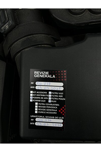 Eticheta Auto Set 200 Etichete Autocolante De Revizie Generală