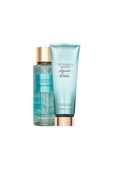 Victoria's Secret Set Victoria's Secret Spray de corp 250 ml + Lotiune de corp 236 ml, Aqua Kiss