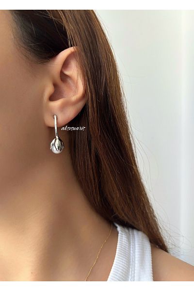 aksesuaris Fairy Fairy Pearl Earrings with Dangle