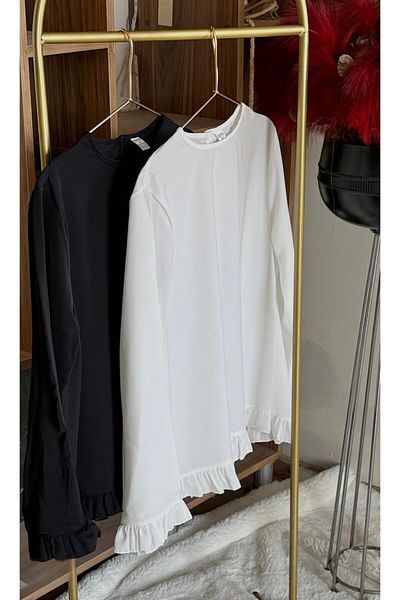 PAWWY Ruffled Stylish Comfortable Shirt Blouse