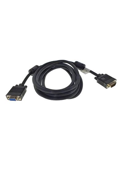 Lanberg Lanberg VGA extension cable, male-female, 3m, Full HD, black, double shielding, ferrite core