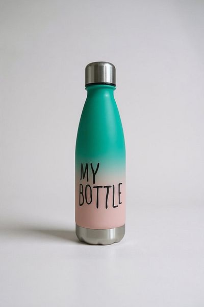 UCR HOME Colorful Motivational Water Bottle Water Bottle Sports Water Bottle Detox Camping Yoga Hard Plastic 650ml