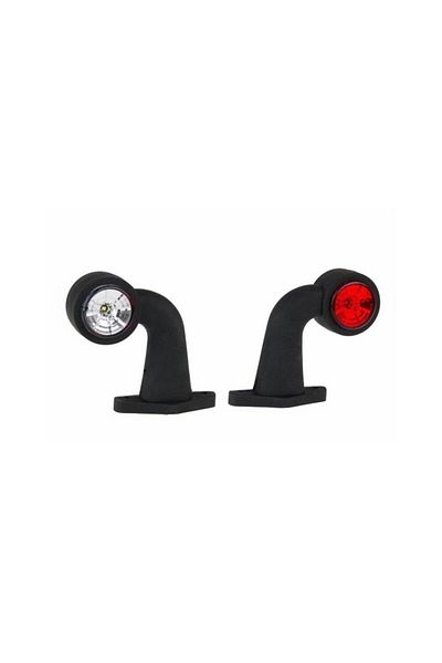 ideal STORE idealStore LED Clearance Light SET, With Medium Arm with 90 Elbow, PREMIUM Quality, Voltage 12-30V, Arm d