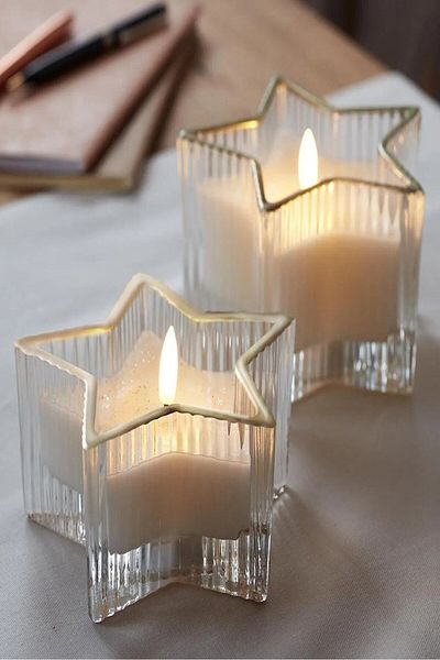 Tchibo 2 Pieces Led Real Wax Candle, White