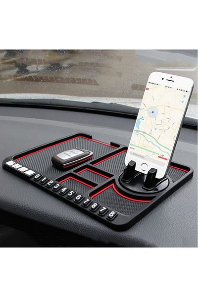 ideal STORE Suport Telefon Multifunctional idealSTORE Antiderapant, Dimensiune 25, 6 cm x 18 cm, Materialul nu P