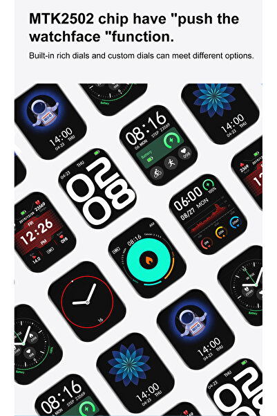 ideal STORE Έξυπνο ρολόι IdealStore Prince Collection, οθόνη αφής 1,96 ιντσών, λήψη κλήσεων και μηνυμάτων μπλε