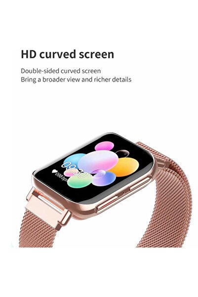 ideal STORE SmartWatch Qwath idealStore, Λειτουργία εισερχόμενων κλήσεων, Παρακολούθηση ύπνου, Παρακολούθηση καρδιακών παλμών, Αρτηριακή πίεση