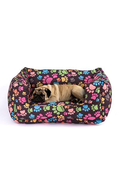 GOBYPET Patterned Cat-Dog Bed, Small Breed Dog Bed, Soft Cat Bed, Dog Bed Cushion 45X50X22