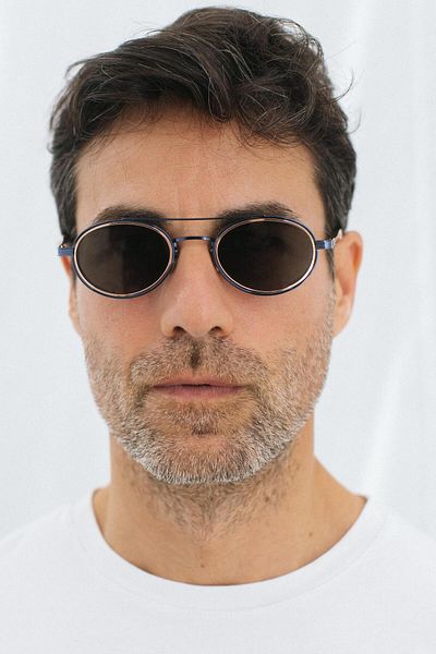 Bilge Karga Larg Navy Gold Black Men's Sunglasses