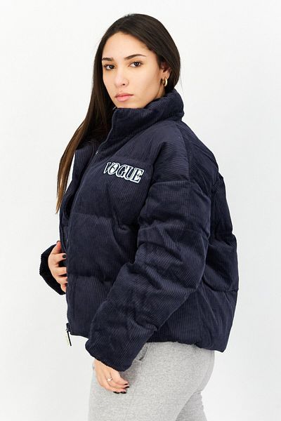 Puma x Vogue Women Oversized Fit Long Sleeve Training Puffer Jacket, Navy