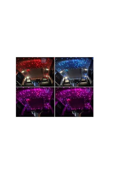 ideal STORE Kit Fibra Optica idealSTORE Plafon Instelat LED RGB cu telecomanda 0, 75mm, 500 fire, 3 metri, Tensi