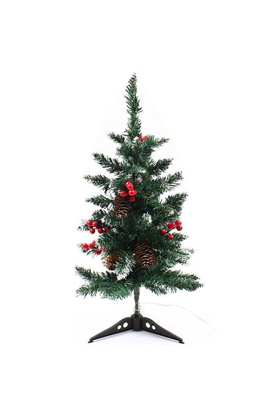 ideal STORE Brad Artificial de Craciun cu MicroLED idealstore, Inaltime 60cm, 30 microLED-uri, Lumina Calda, Sup