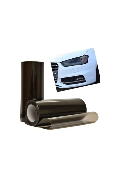 ideal STORE Folie Fumurie Light Black Protectie Faruri si Stopuri Dimensiuni 60cmx60cm, Protejeaza Impotriva Zga